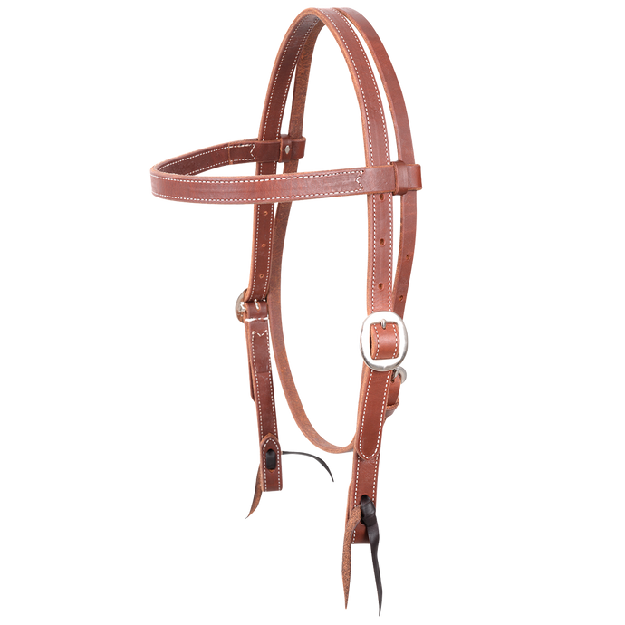 Classic Equine Gag Browband Harness Leather Headstall