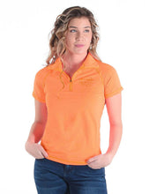 Breathe Instant Cooling UPF Quarter Zip Short Sleeve Tee - Tangerine