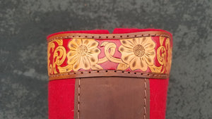 Painted Classic - Red Limited Edition Pad w/ Red Corner Plates & Red Buckstitching