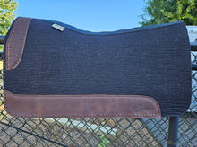 5 Star 32" x 30" Roper Pad - Black / Dark Brown w/ Black Buckstitching -  3/4" Thick (NGH)