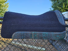 32" x 30" Roper Pad - Black / Dark Lagoon Bronze Croc -  3/4" Thick [NGH]