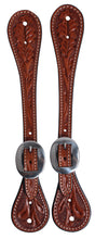 Professional's Choice Oak Tooled Spur Straps