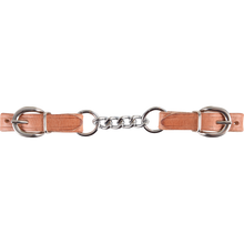 Classic Equine Harness Leather & Chain Curb Strap