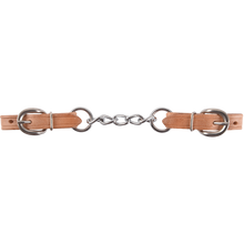 Harness Leather & Chain Curb Strap