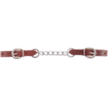 Latigo Leather & Chain Curb Strap