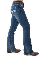Cowgirl Tuff Don't Fence Me In Medium Wash