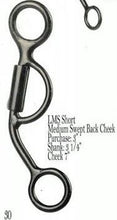 Dutton LMS Short Swept Back Cheek With 3-pc Smooth Snaffle w/ Cricket