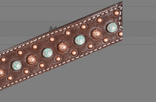 1.5-inch Breastcollar with Floral Spot Dots - Martin Saddlery
