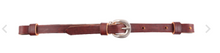 Latigo Leather & Chain Curb Strap