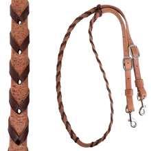 Harness Leather Laced Barrel Racing Reins