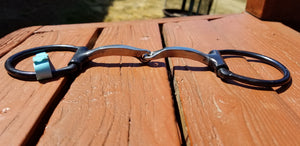 Dutton D-Ring Snaffle, 2-Pc. Square Snaffle