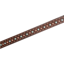 Martin Saddlery Breastcollar with Copper & Turquoise Dots