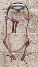 Dutton Leather Crossover Browband Headstall