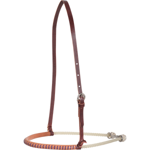 Laced Harness Leather Single Rope Noseband
