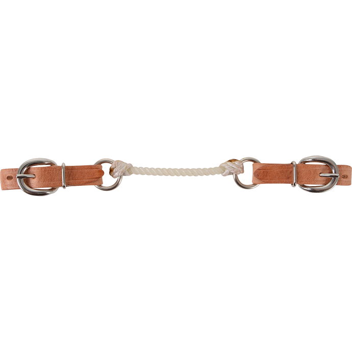 Classic Equine Harness Leather Rope Curb Strap